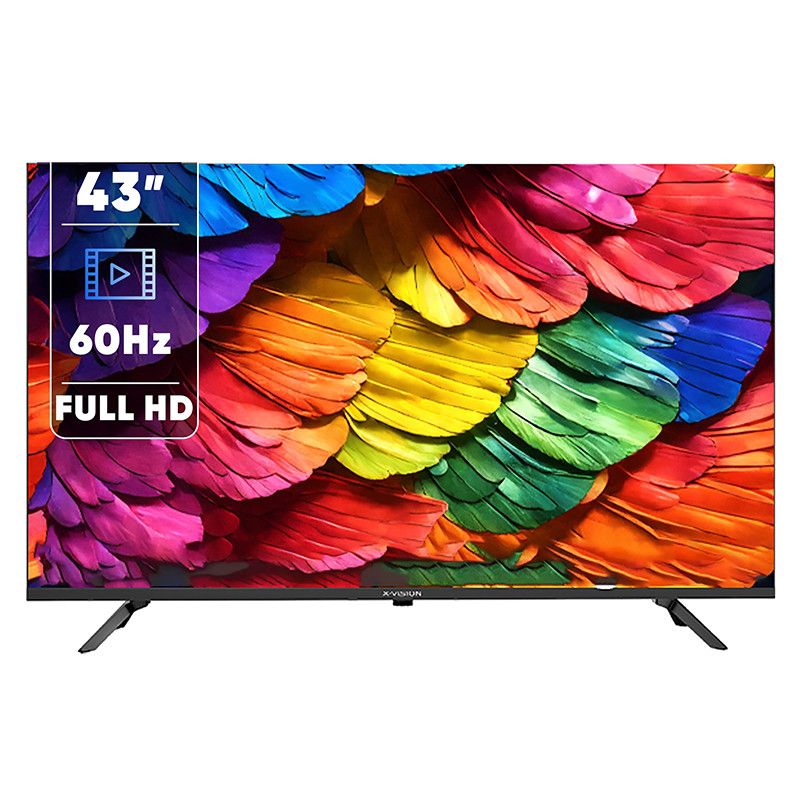 تلویزیون 43 اینچ ال ای دی هوشمند ایکس ویژن مدل 43XC605